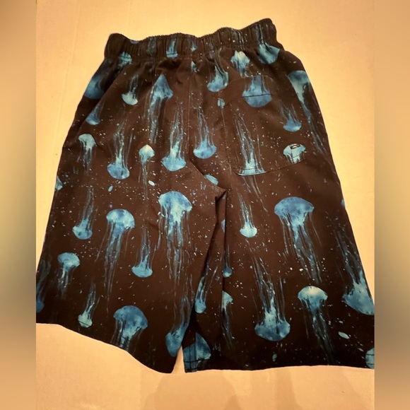 SPEEDO BOYS BLUE JELLYFISH PRINT SWIM TRUNKS/SHORTS. SIZE MEDIUM (10-12) - Picture 3 of 10